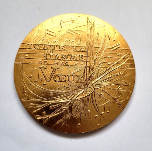 Médaille vœux pour - médaille, de