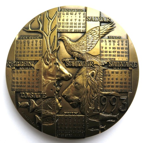 R2128 kalendermedaille 1993 - [r2128],